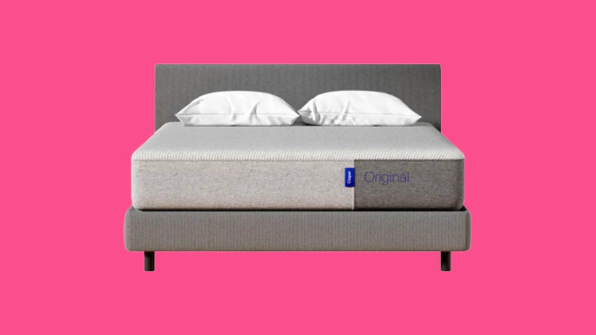 Casper Original Mattress on gray bed frame