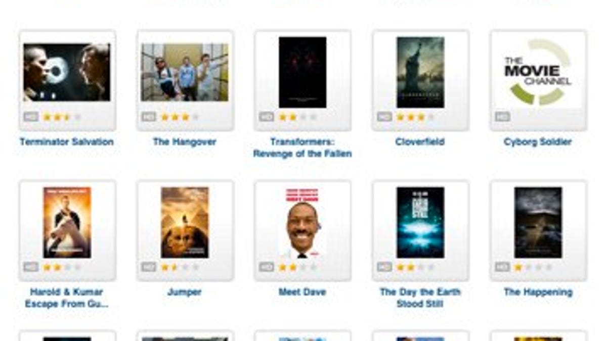 A view of a user's DVR recordings on Dish's iPad app.