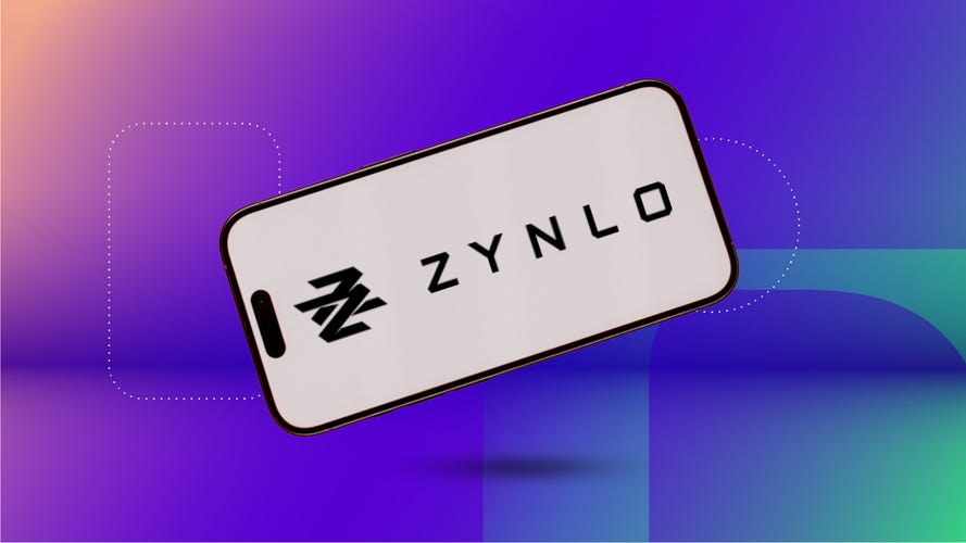 Zynlo Bank logo on phone