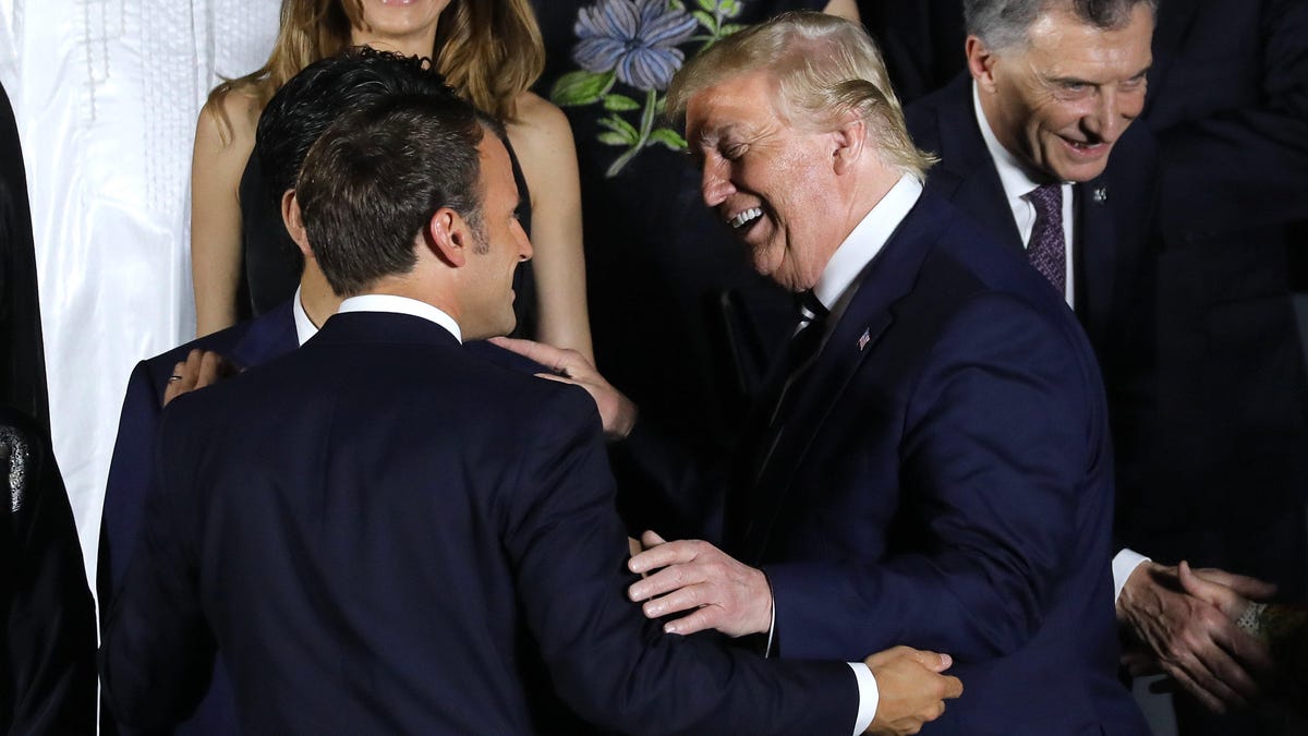 Trump Macron