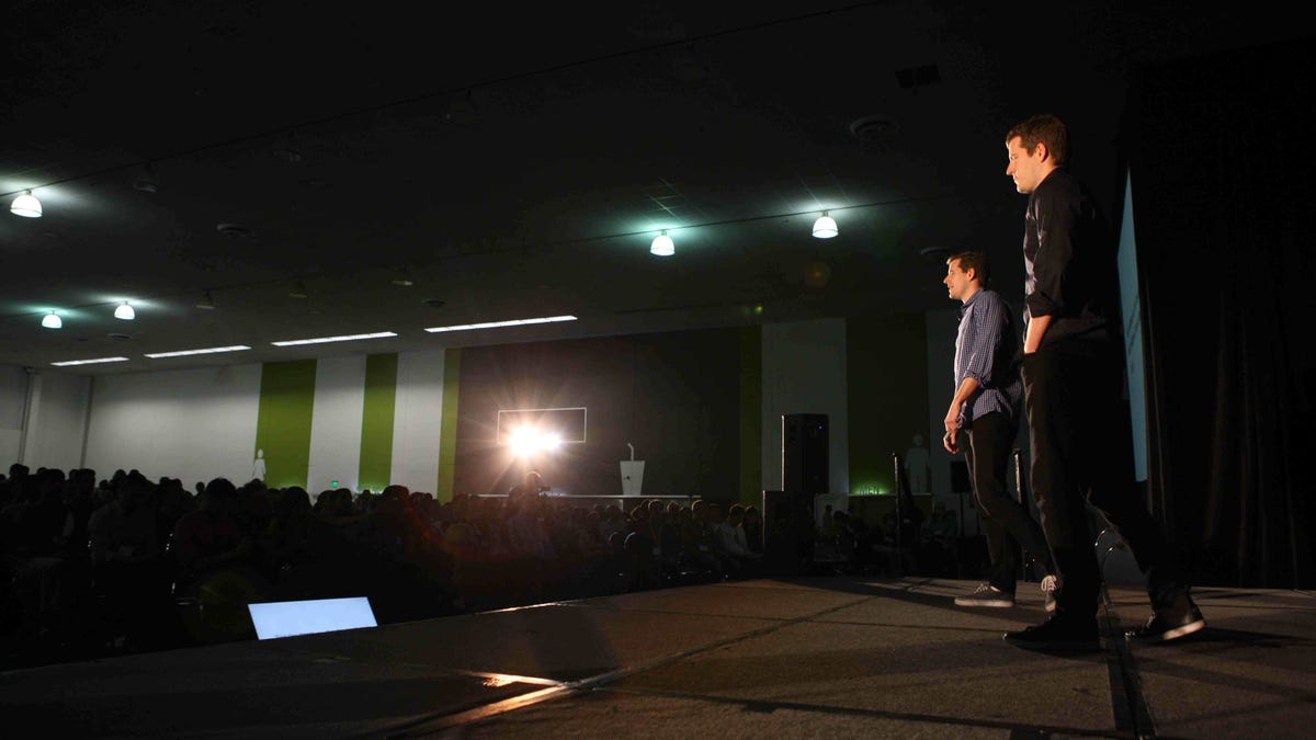 Cameron (left) and Tyler Winklevoss, the twin Harvard graduates who competed in the 2008 Olympics as rowers and became Bitcoin investors and owners, say it's time to "work with regulators."