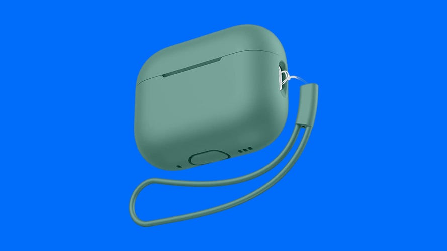 ouluoqi-case-for-airpods-pro-2-pine-green-blue-background.png