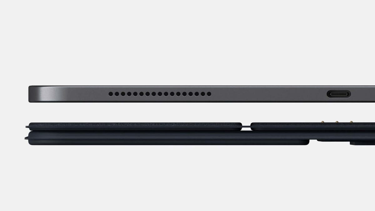 The Apple iPad Pro now gets a USB-C port for connecting accessories and even charging your phone.