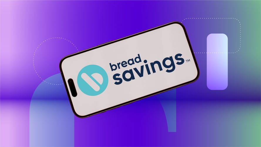 Bread Savings logo on phone