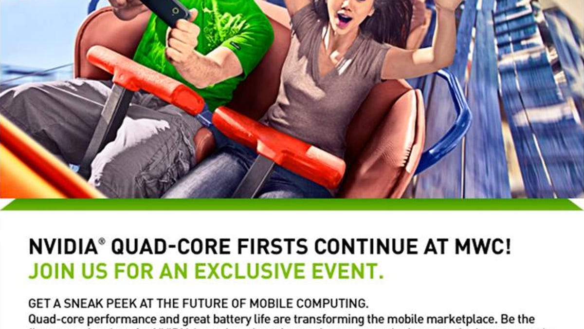 Nvidia press invite for MWC 2012