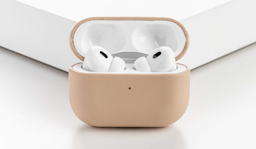 The Nomad Modern Leather case for AirPods Pro 2 comes in 4 color options