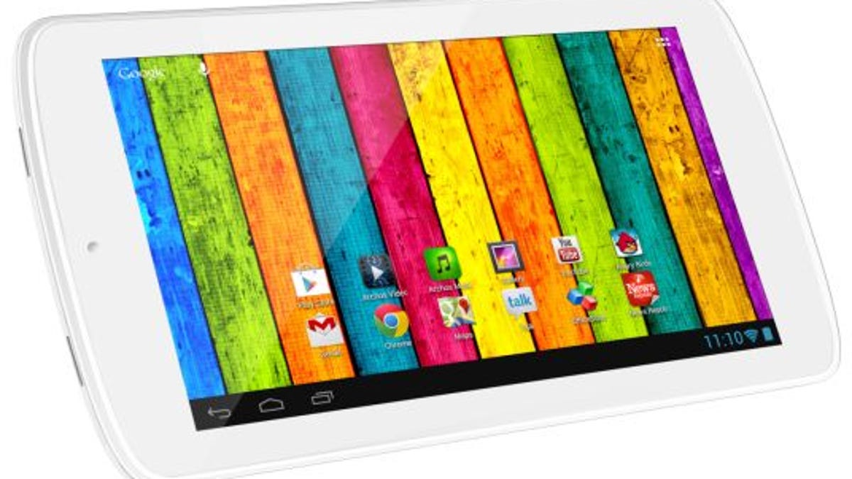 The Archos 70 Titanium is a 7-inch Android tablet priced at just $119. It goes on sale next month.