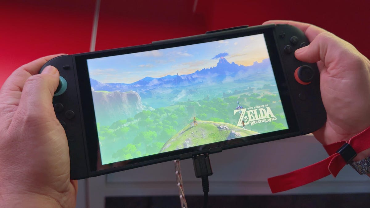 Playing Zelda Breath of the Wild on the Switch 2