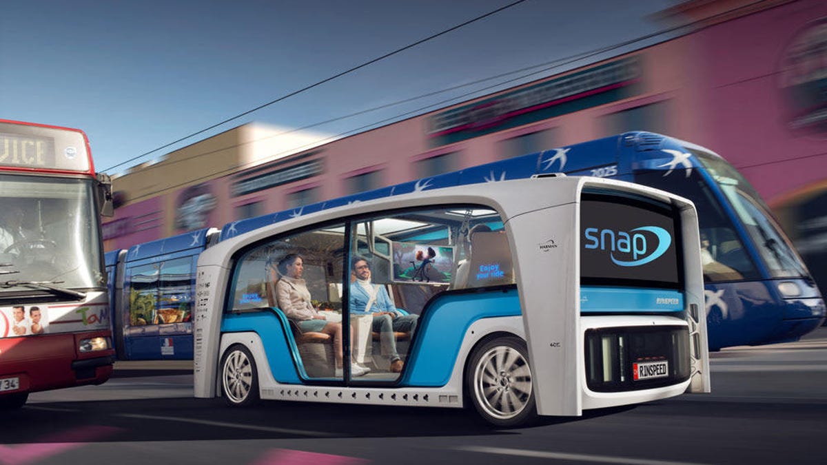 Rinspeed Snap concept for CES