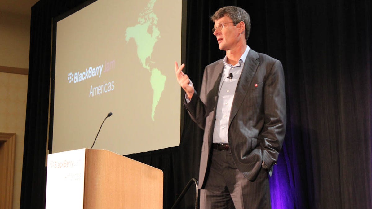 RIM CEO Thorstein Heins says BlackBerry is about to mount its comeback.