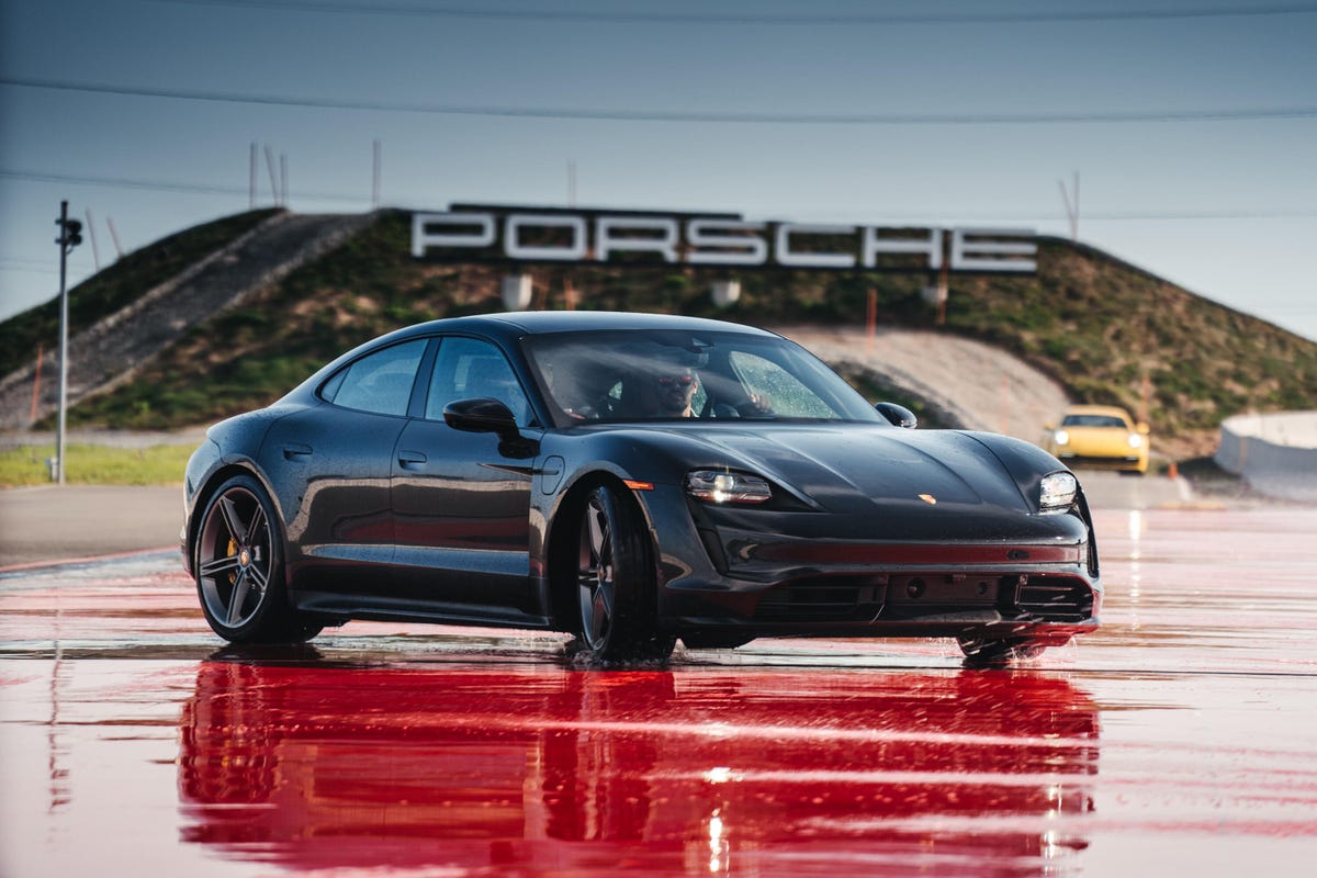 Taycan Turbo at the Porsche Experience Center