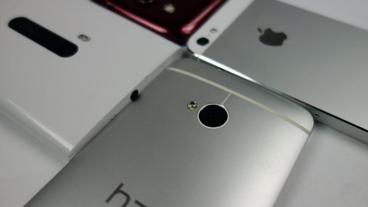 HTC One, iPhone 5, Nokia Lumia 920, Samsung Galaxy S3