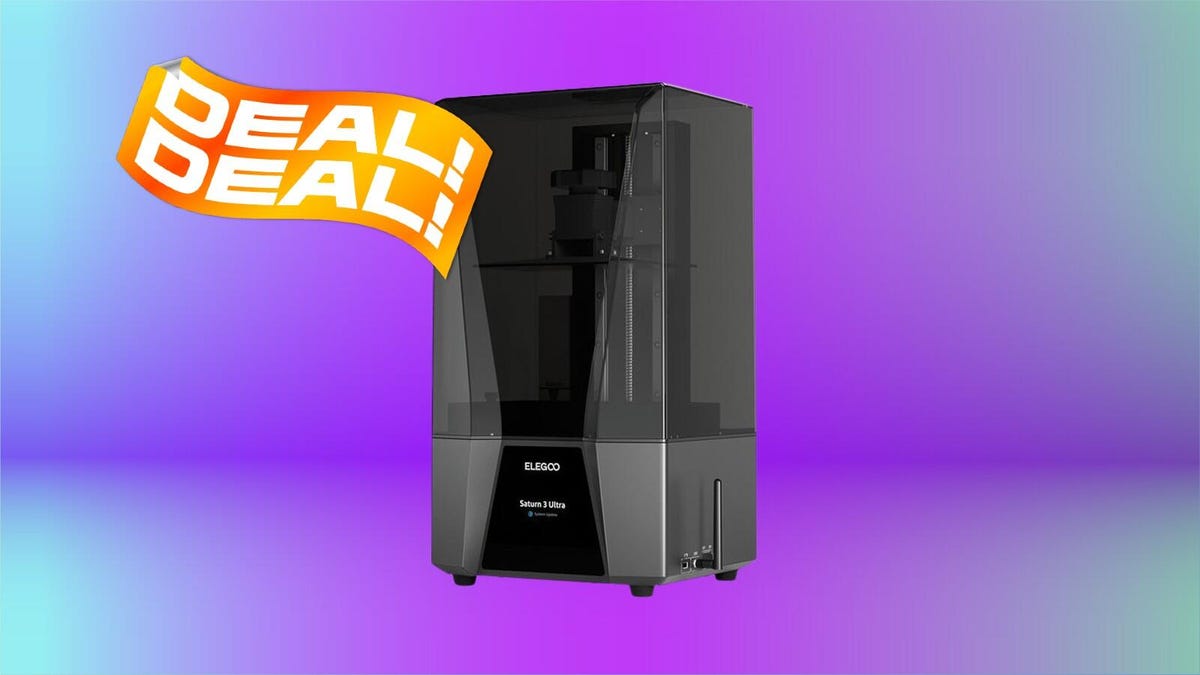 A Saturn 3 Ultra 3D printer on a workbench