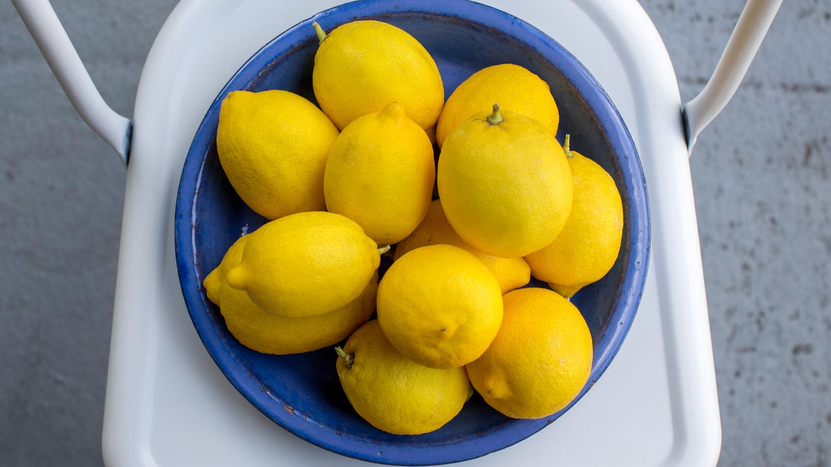Lemons in a bowl
