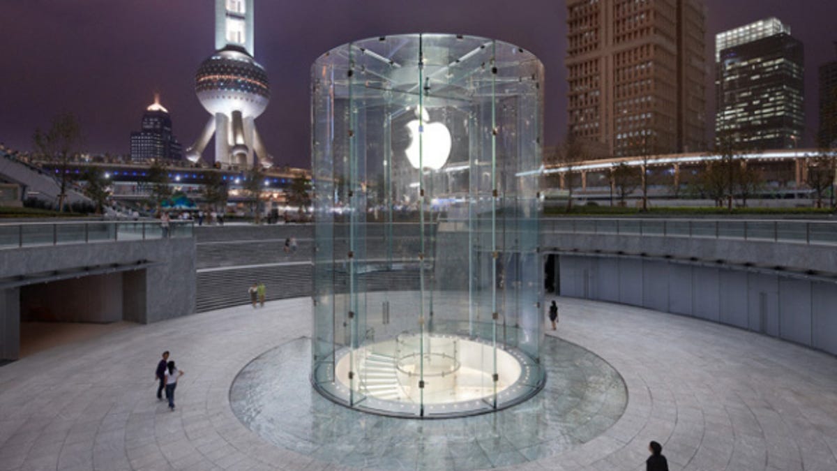 An Apple store in China.