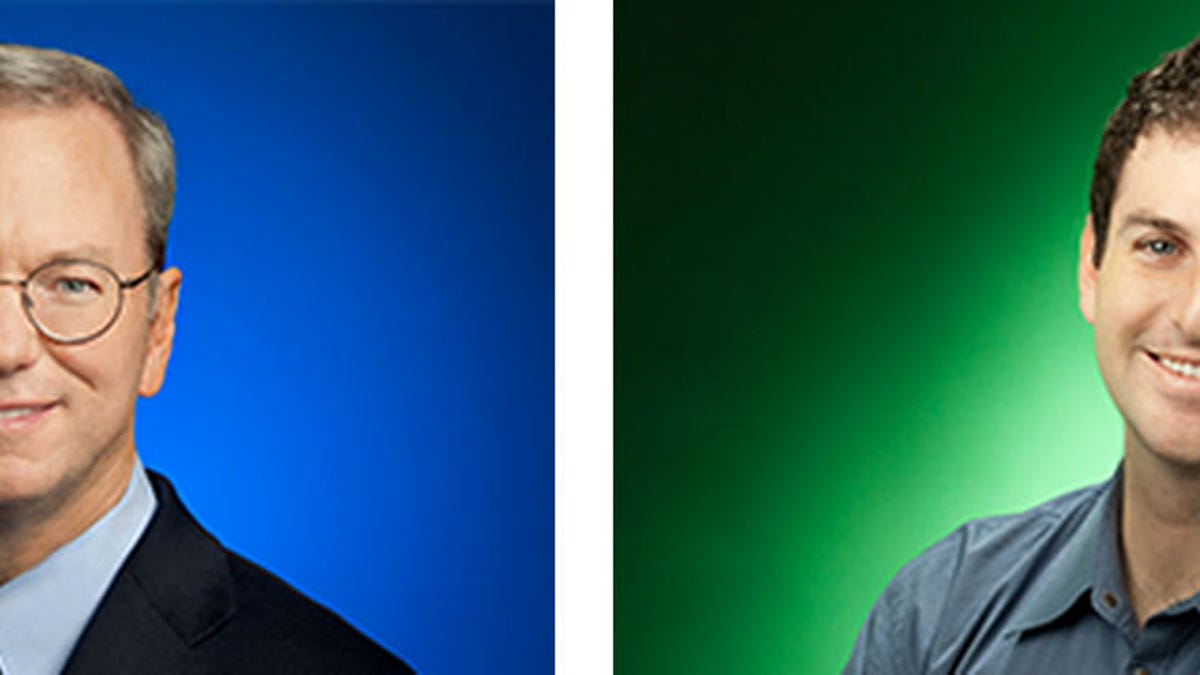 Google Executive Chairman Eric Schmidt and Google Ideas Director Jared Cohen