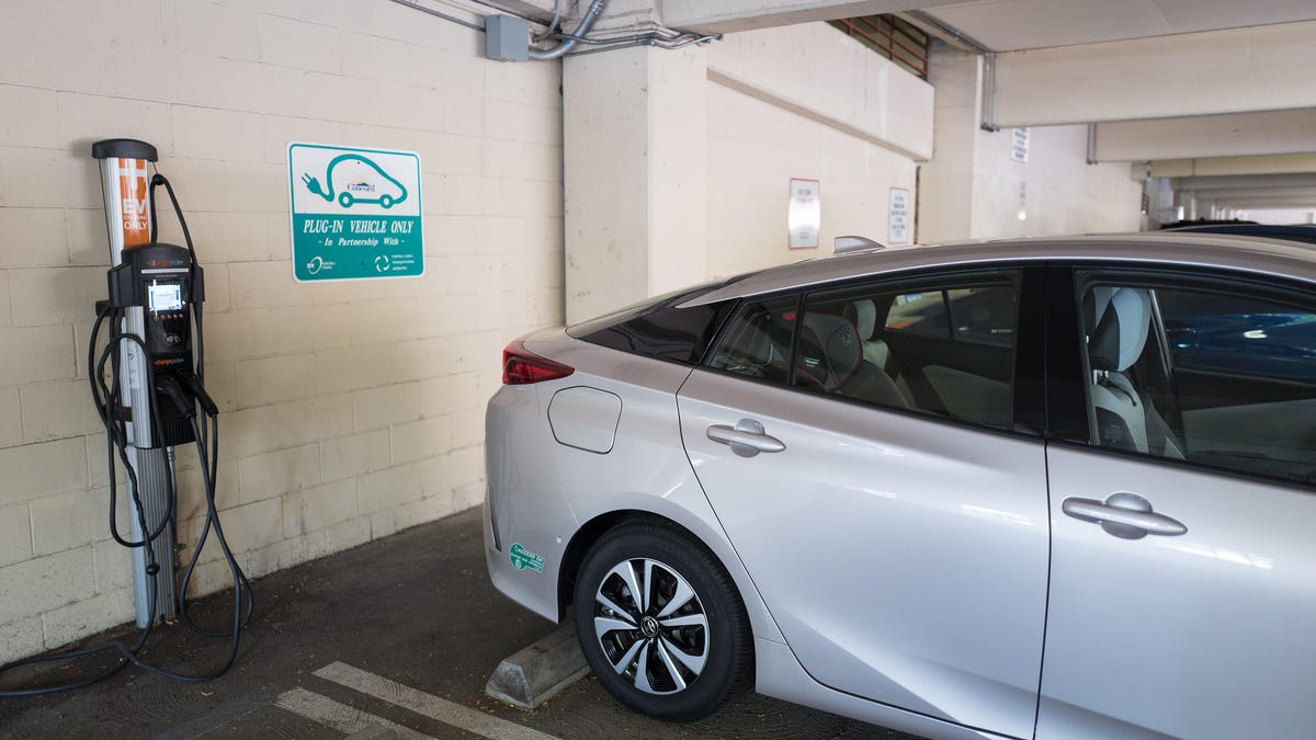 Toyota Prius Prime charging