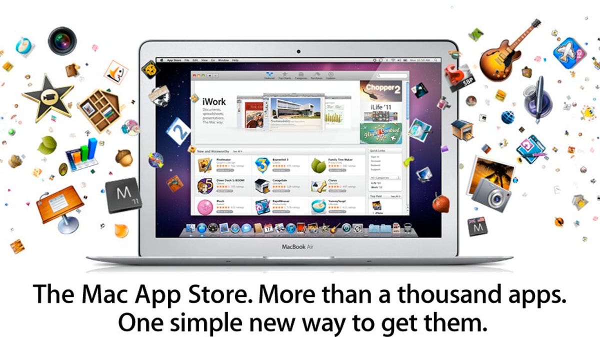The Mac App Store is open for business.
