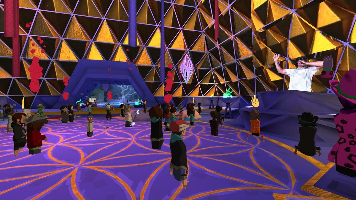A virtual Burning Man concert in AltspaceVR