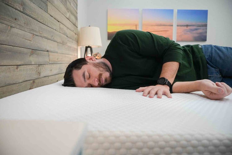 Side sleeping on the Nolah Original