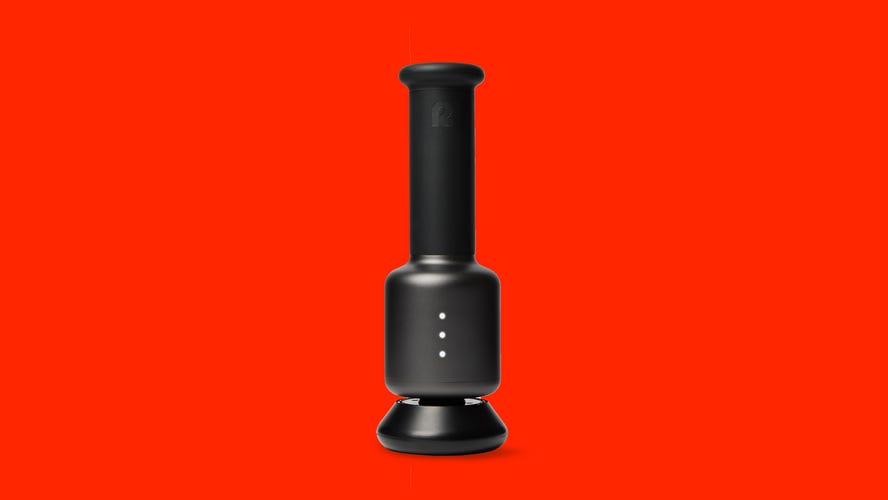The Rally Orbital Massager over a red background.