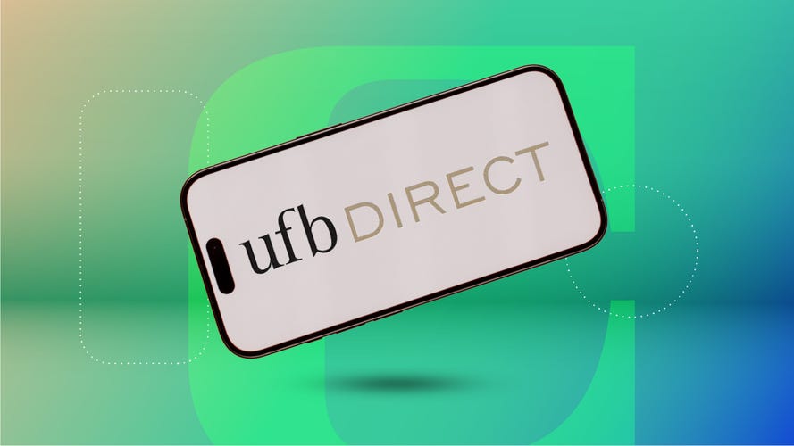 UFB Direct logo on phone