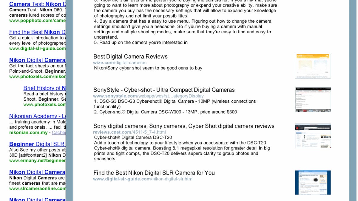 Yahoo Search Pad lets you keep track of pages uncovered dearing what Yahoo technology determines is a research session.