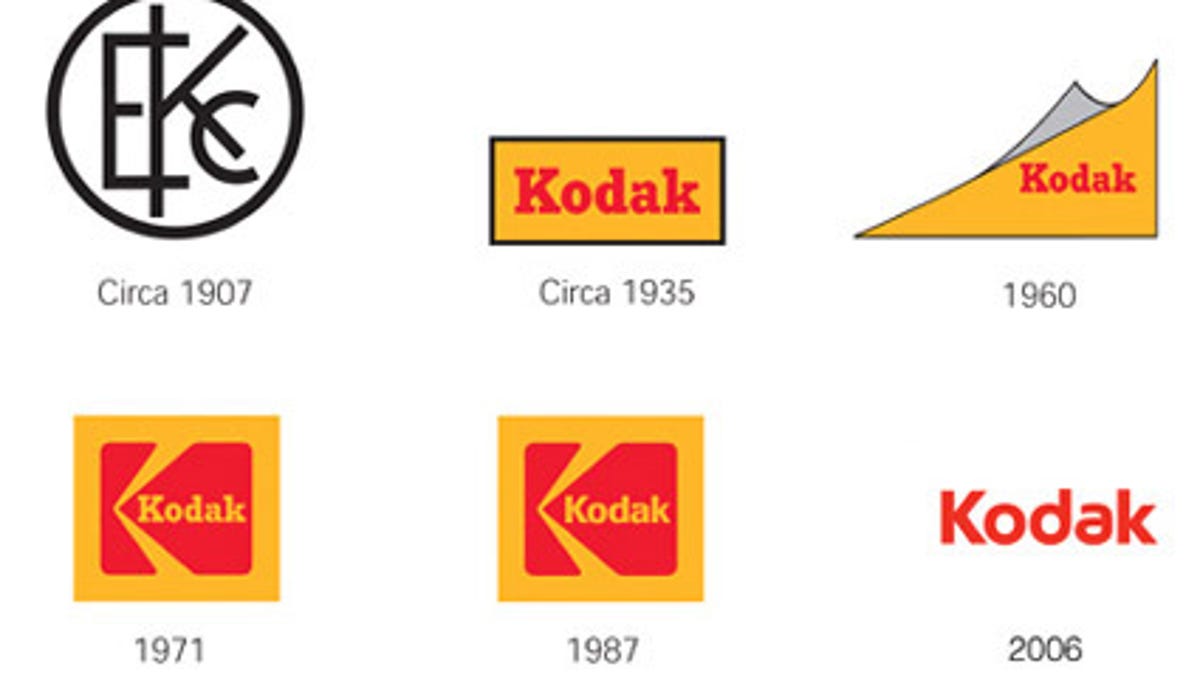 Kodak logos through the decades.
