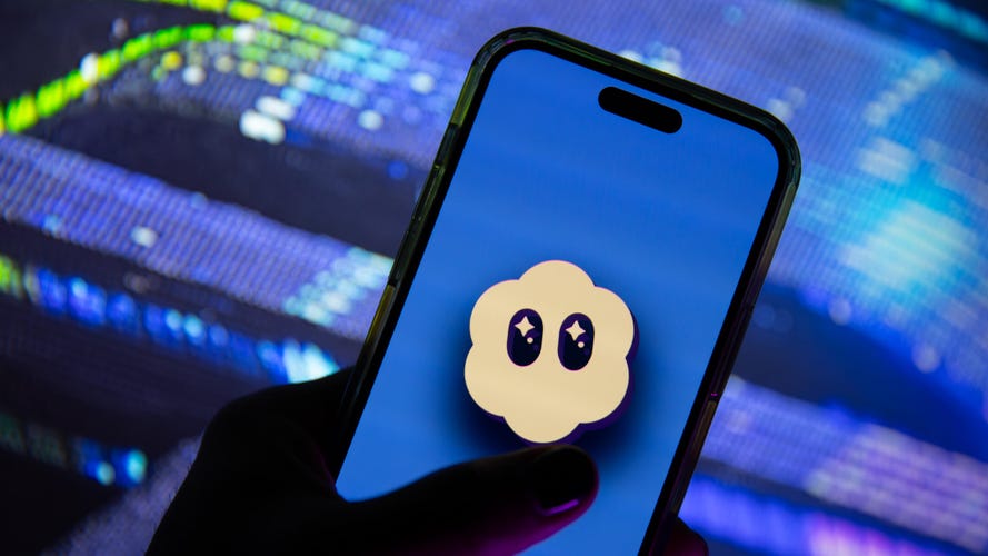 Sora AI on an iPhone screen