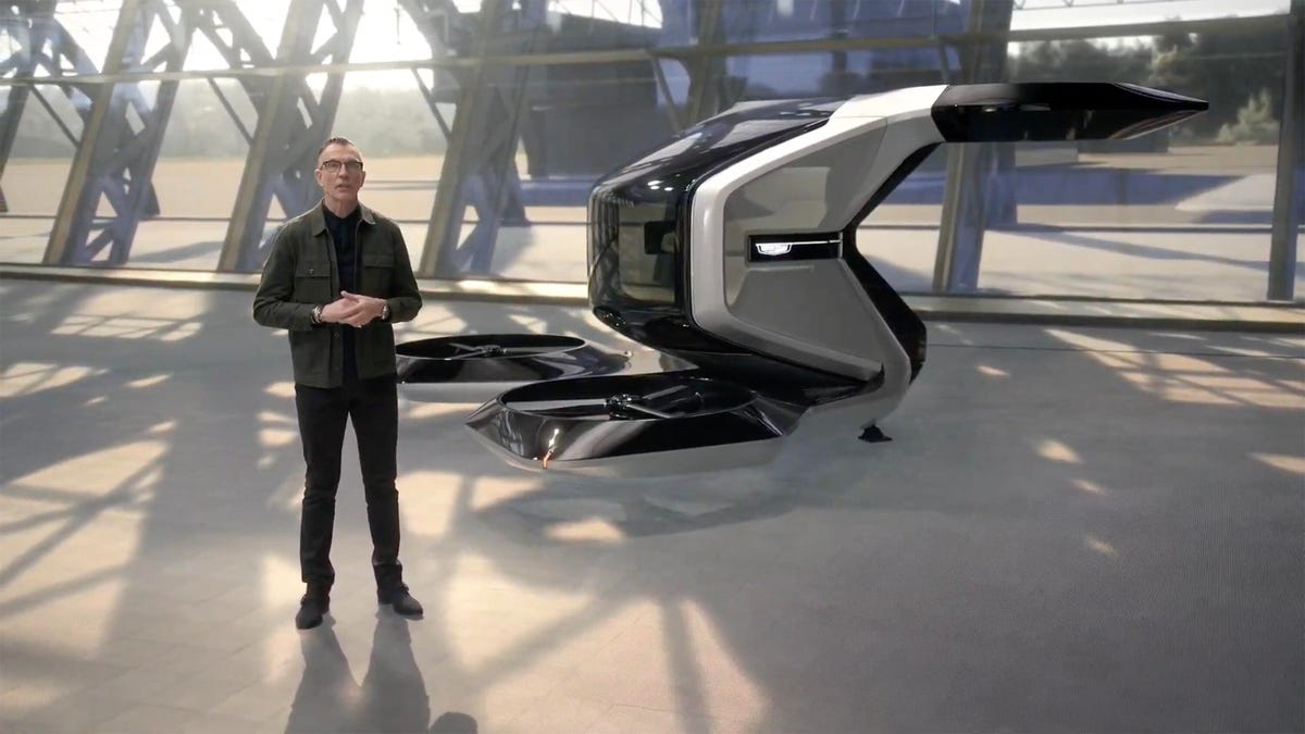GM Cadillac eVTOL flying taxi concept
