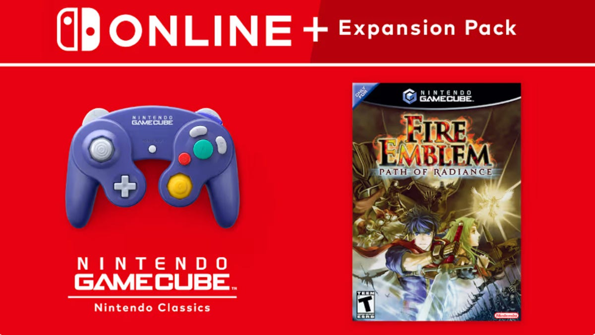 an image featuring a gamecube controller and fire emblem path of radiance game cover