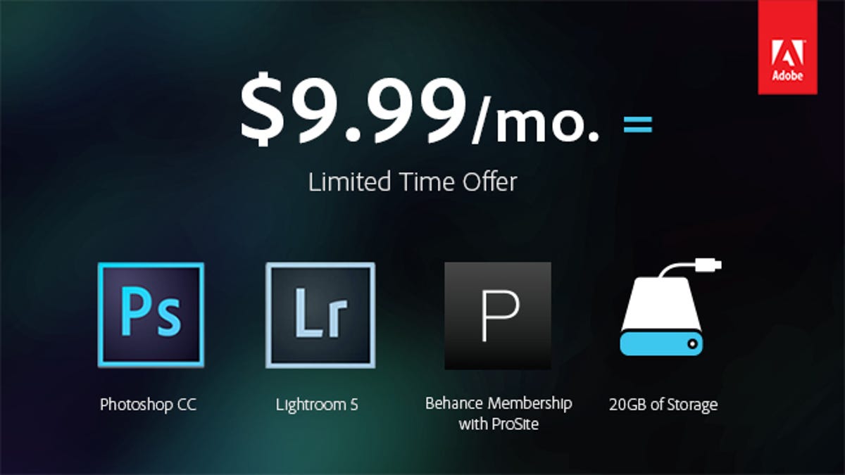 Adobe wants photography pros and enthusiasts to sign up for a subscription that bundles Lightroom, Photoshop, and other services for $10 a month.