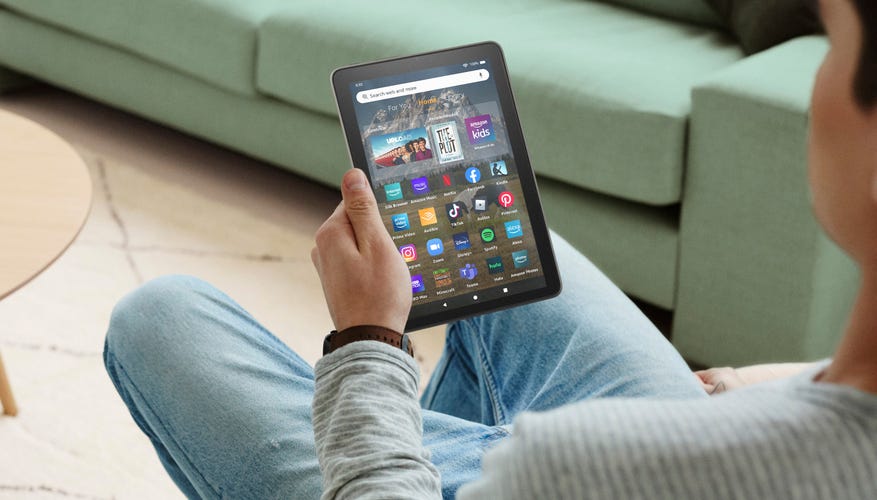 The Fire HD 8 Plus 2022 has 3GB of RAM and wireless charging