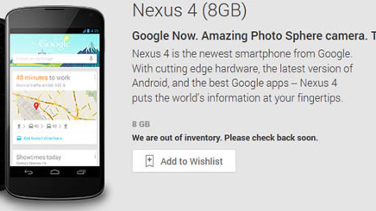 Is the Nexus 4 soon to be no more?