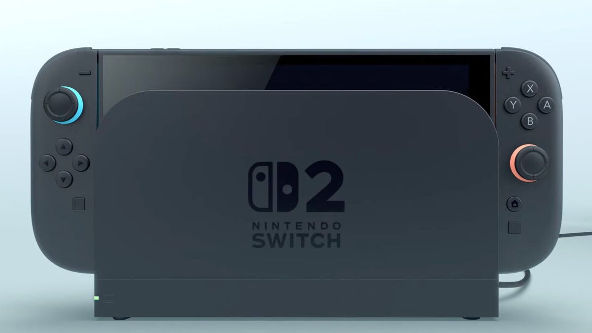 switch 2 on its dock