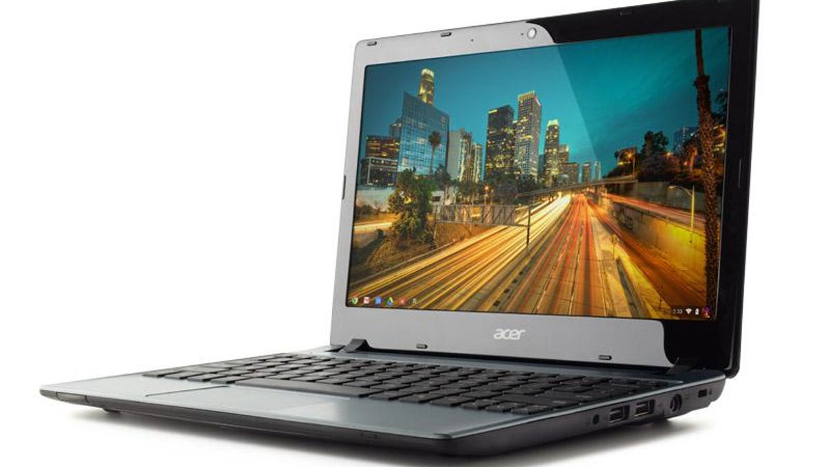 The Acer C7 Chromebook.