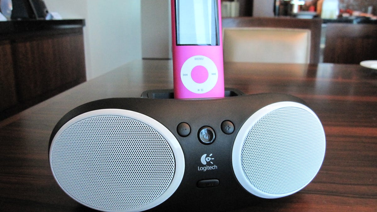 Photo of the Logitech S125i portable speaker.