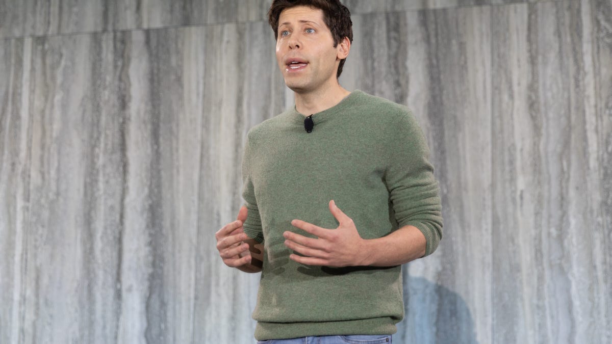 OpenAI CEO Sam Altman speaks at a Microsoft Bing press event