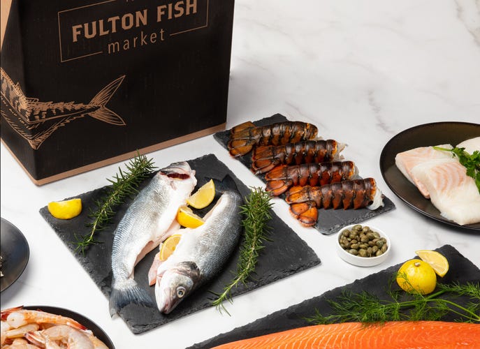 Fulton Fish Market box