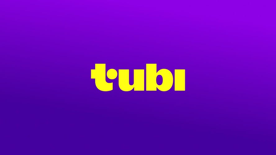 yellow tubi letters on purple background