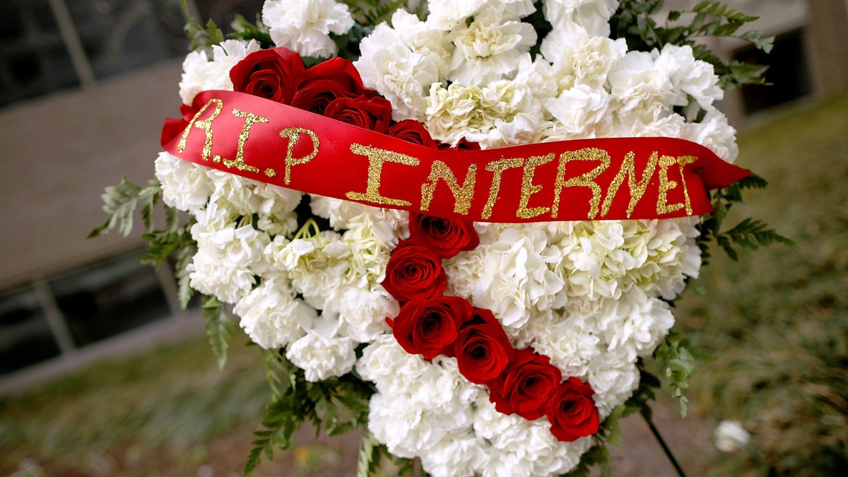 Protestors Rally At FCC Against Repeal Of Net Neutrality Rules