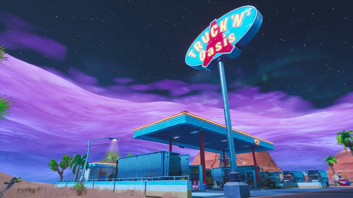 Fortnite gas station