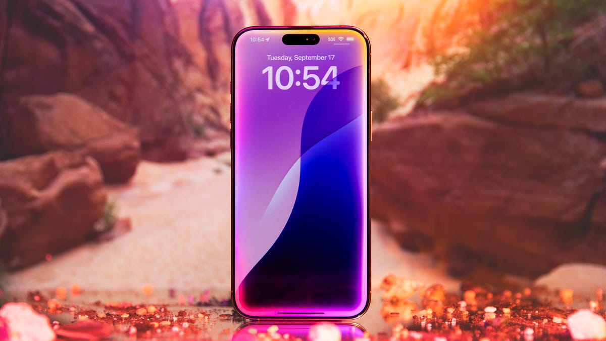 Apple Intelligence halo glow on an iPhone