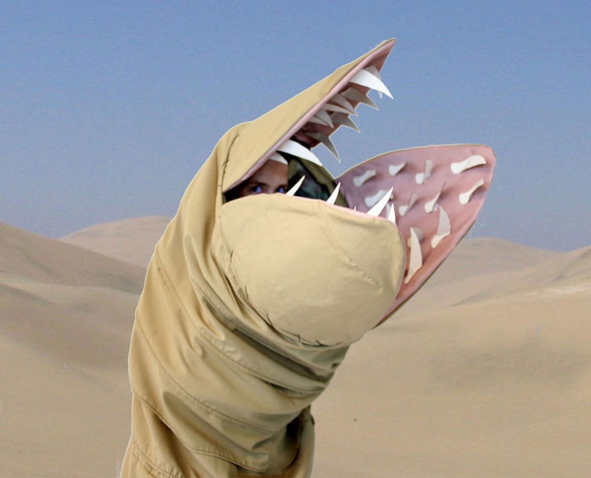 Dune sandworm costume
