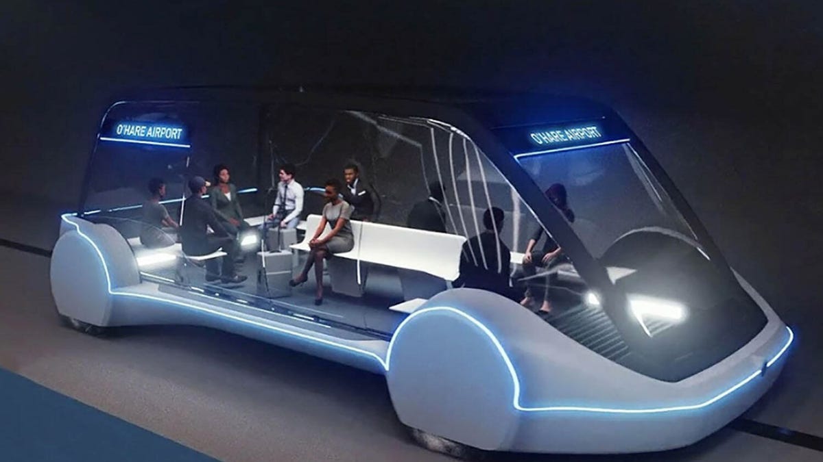 The Boring Company concept shuttle