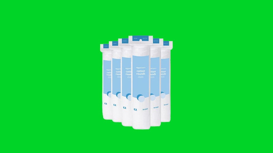 Image of Amazon Basics Cotton Rounds