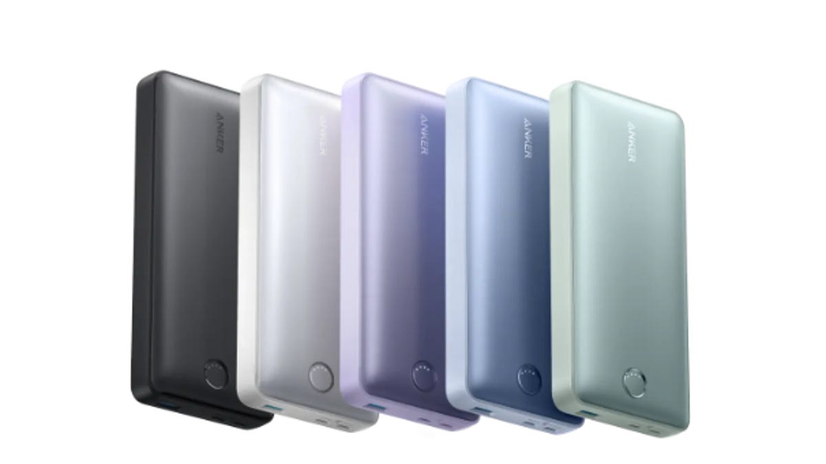 Multiple colors of the Anker 535 Power Bank
