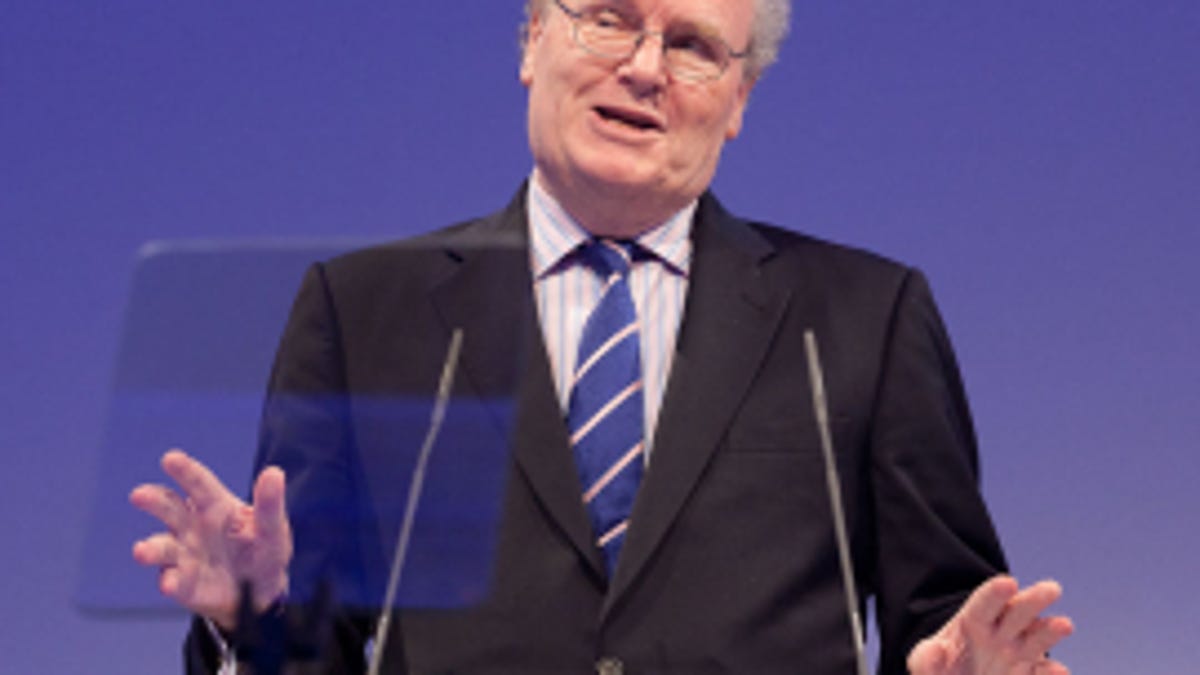 Sony's Howard Stringer speaking at IFA in 2011.