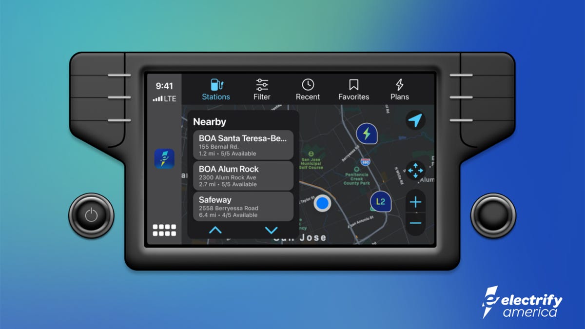 Electrify America on Apple CarPlay