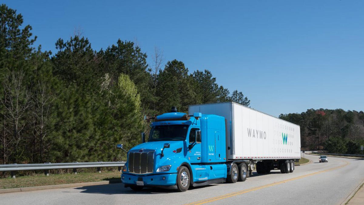 Waymo self-driving semi truck